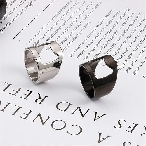 Miniatura 6 de Herramienta creativa de acero inoxidable para barra de cerveza, anillo abrebotellas para hombres y mujeres