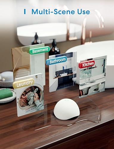 Miniatura 5 de Meross Alarma inteligente con sensor de agua, paquete de 3, detector de fugas de agua WiFi compatible con Apple HomeKit, SmartThings, IP67