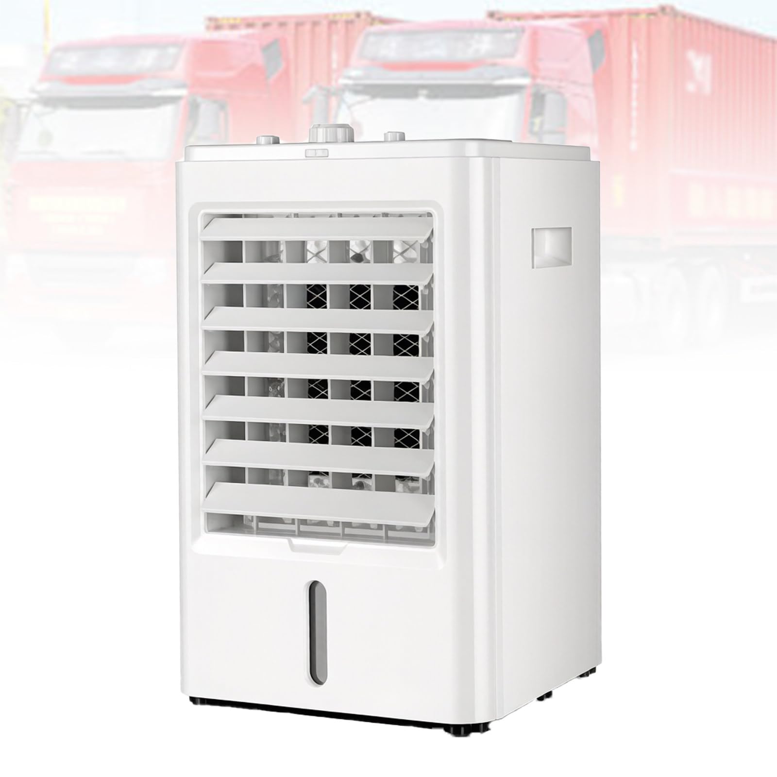 Mini Aire Acondicionado para Autocaravanas, Ventilador De Aire Acondicionado PortáTil, Enfriador De Aire Evaporativo con 3 Velocidades De Viento, para Autocaravanas 12V