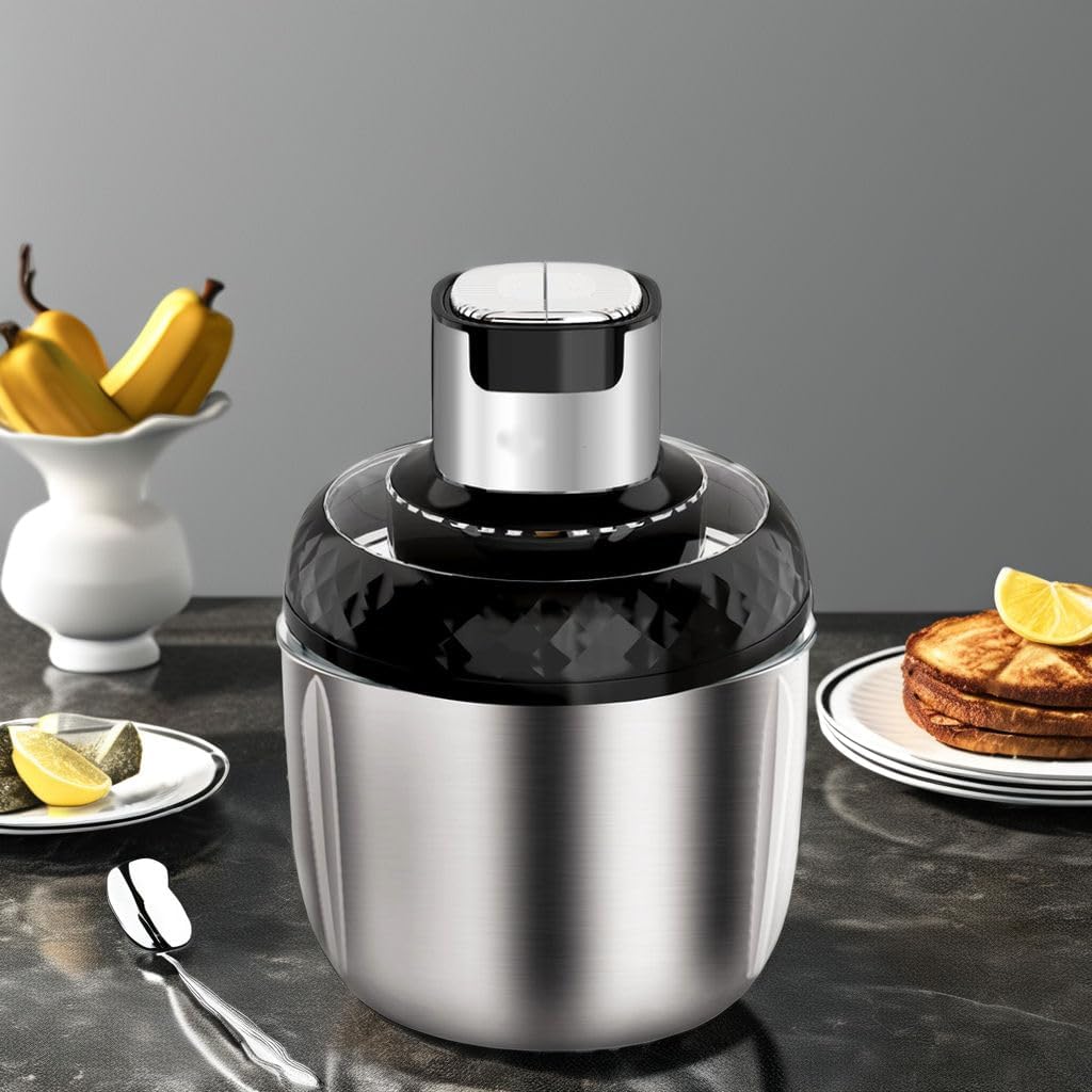 opriQ Electric Food Processor - 800W Power Grinder - 2 Speed Adjustable -3L Large Capacity with 4 Sharp Blades for Chopping, Grinding, Mincing for Kitchen (Black)-image-47