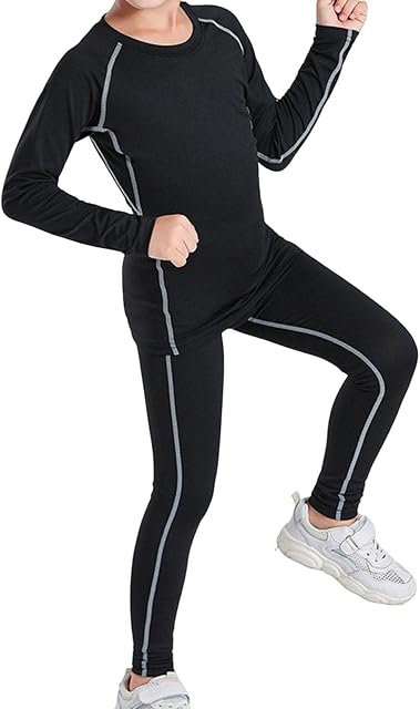 Umifica Ski Underwear Thermal Kids | Long Johns Underwear For Boys Girls | Thermal Underwear For Boys And Girls, Base Layer Leggings For Skiing, Cycling, Walking, Running