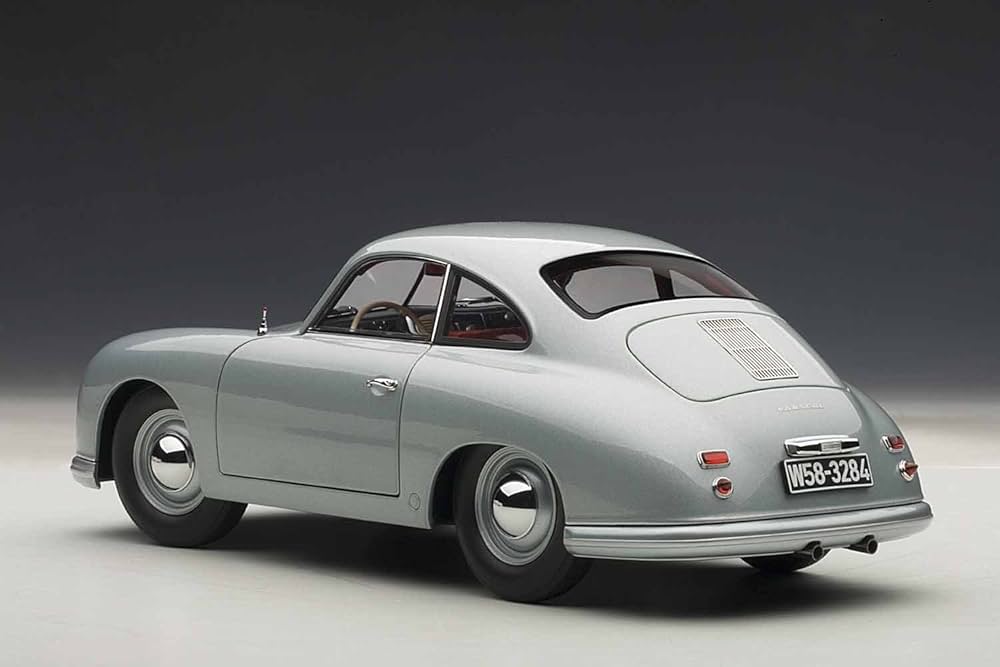 ミニカー Porsche 356 1/18 Autoart 1:18 Porsche 356 Number 1 -- Silver -- AUTOart/Porsche