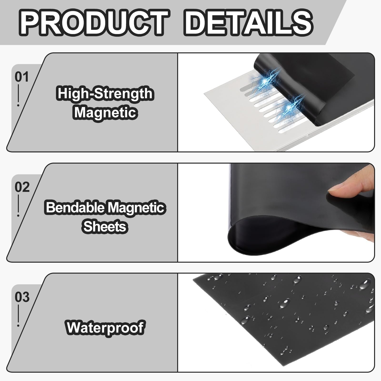 PATIKIL 254 x 254 mm Magnetic Vent Cover - Image 3