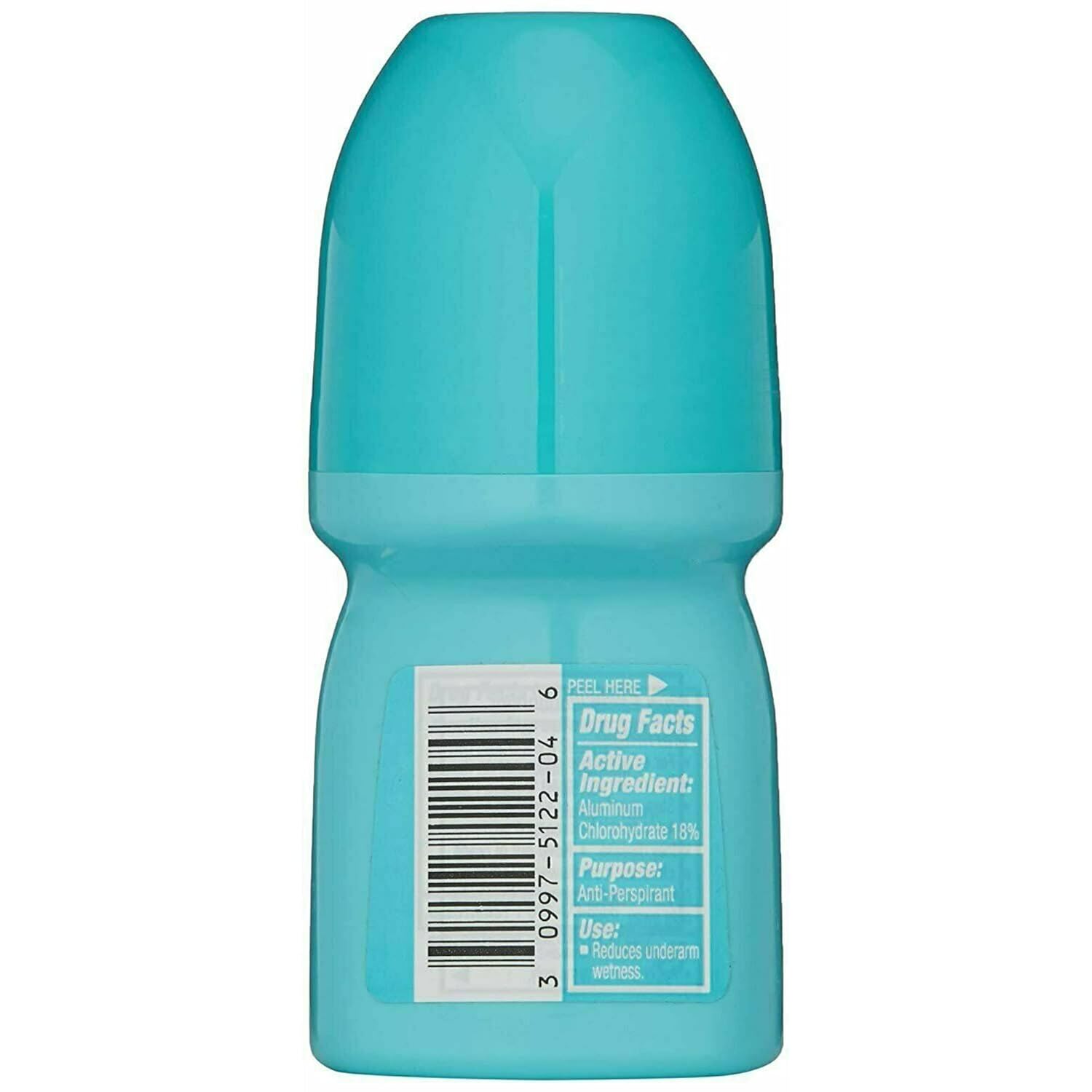 Hi and Dri Antiperspirant, Roll-On, Unscented, 1.7 Ounce (Pack of 6) - Image 2