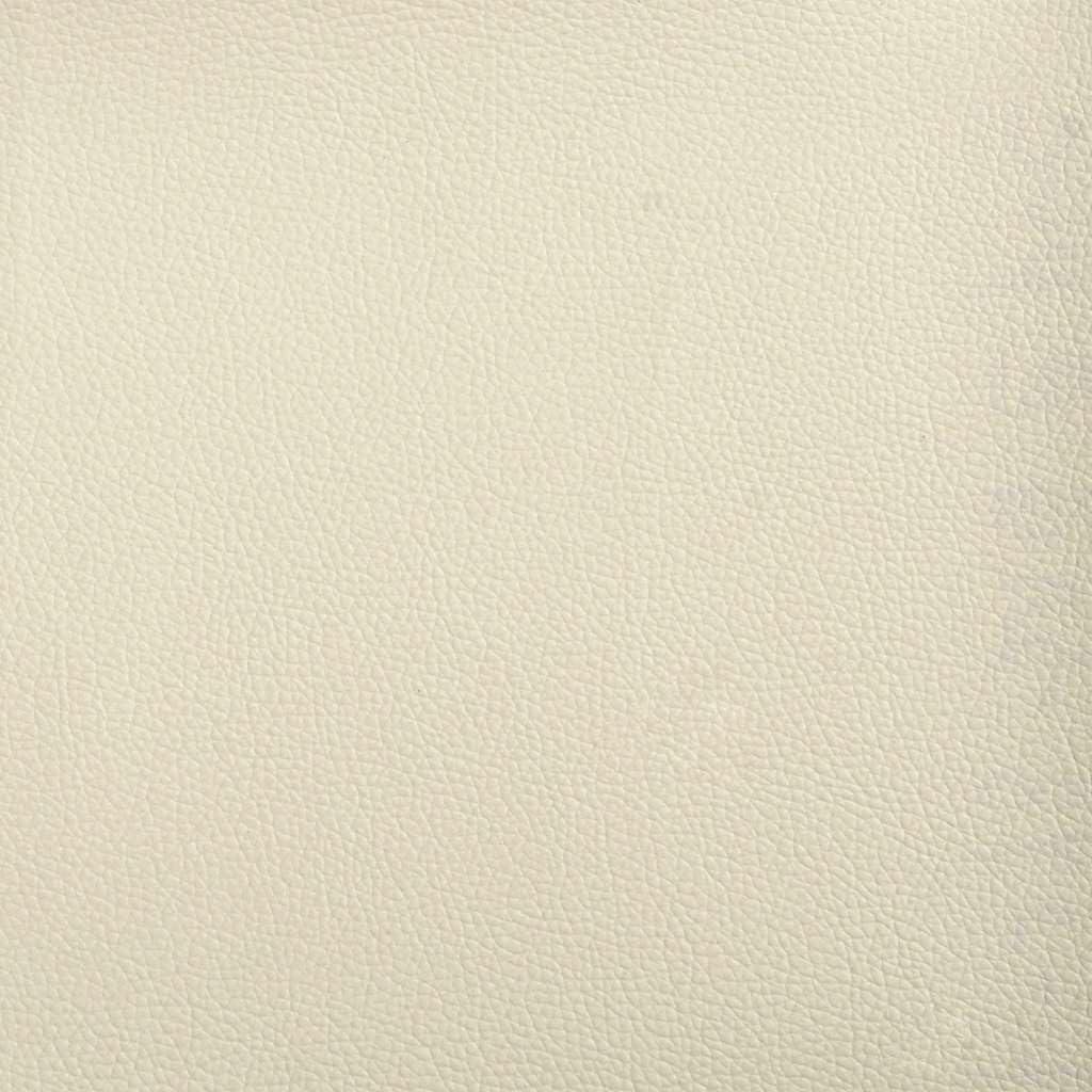 Sillón Cuero sintético Crema 60 cm Butaca Orejera con Respaldo Alto, Sofá Individual con Reposabrazos, Sillón Lounge para Salón, Dormitorio y Balcón