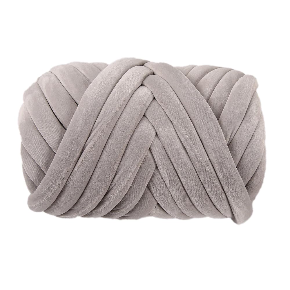Gruba włóczka wełniana, 1000 g, Chunky XXL Yarn do dziergania na ręce, przędza do dziergania na ręce, nieporęczna przędza dla początkujących, do szydełkowania, koców, poduszek, kosza dla zwierząt