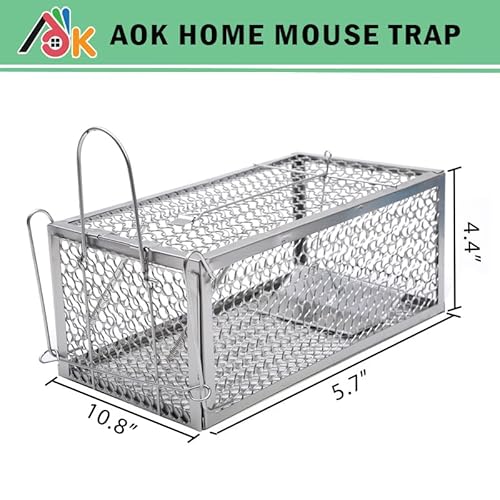 Generic 107566 Live Humane Cage Mouse Trap Rat Catch Control Bait Hunting Survival For Indoor And Outdoor,Small Rodent Animal-Mice Voles Hamsters Cage thumb #5
