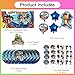 GEBBEM Santiago of the Seas Party Supplies Plates Decorations Birthday Cake Topper Banner Decor Backdrop Balloons