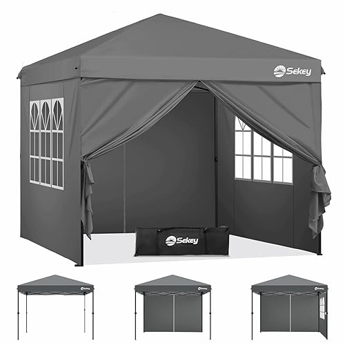 Sekey Premium Pop Up Pavillon 3x3 Wasserdicht Stabil, 3 x