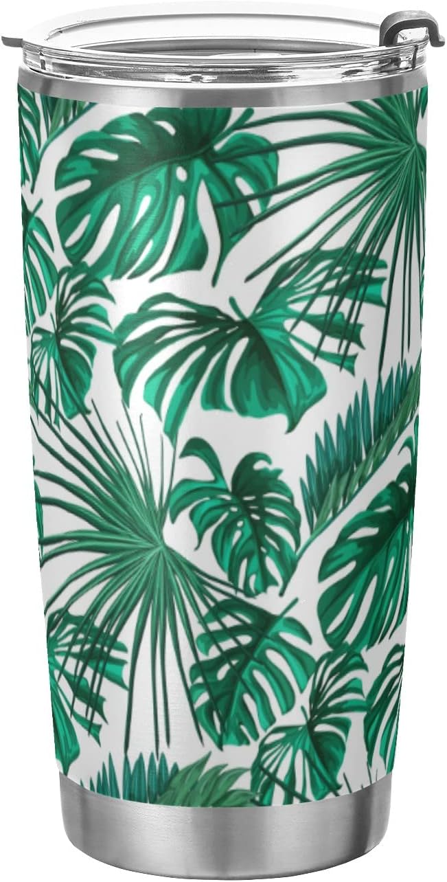 ALAZA Ladybugs Tumbler with Lids and Straws,Reusable Stainless Steel Vacuum Insulated Tumbler Cup,Iced Coffee Travel Mug Water Bottle 20oz(590ml) 47