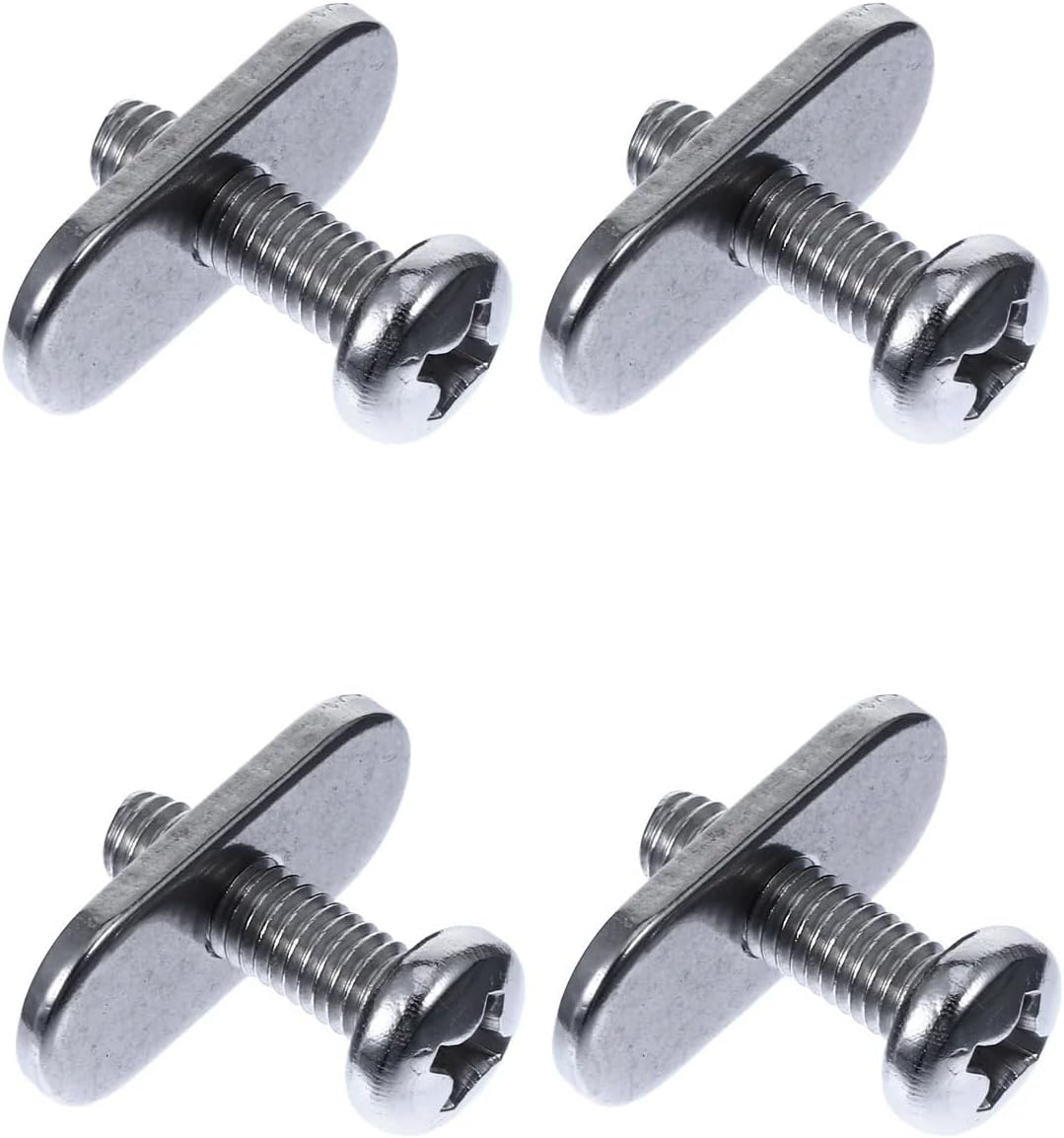 Kayak Rail Screw 20pcs Track Nut Set Kayak Canoe Boat Stainless Steel Screw Kit Easy for Kayaks Canoes Boats Rail