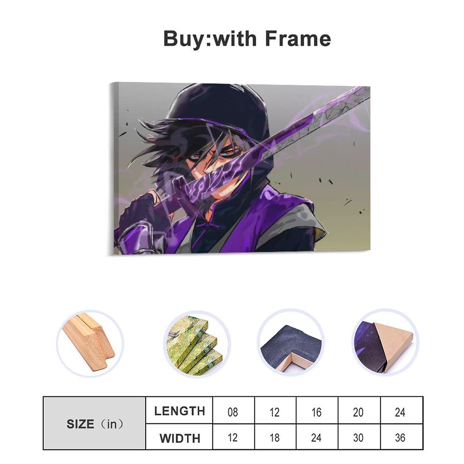Scissor Seven Anime Katana Killer 1 Canvas Poster Bedroom Decor