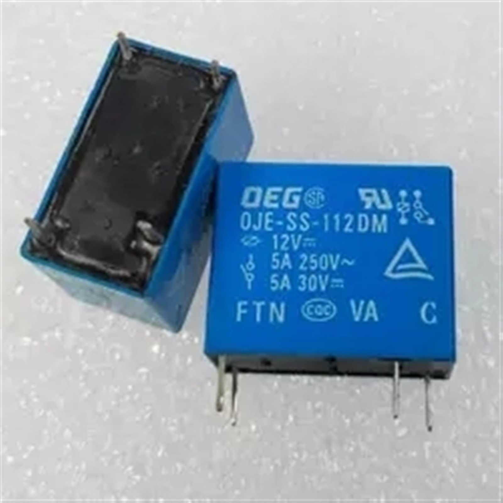 AQHYEBNSR 10pcs/lot New 12V Relay OJE-SS-112DM OJESS112DM 12VDC DC12V 5A 250V 4PIN