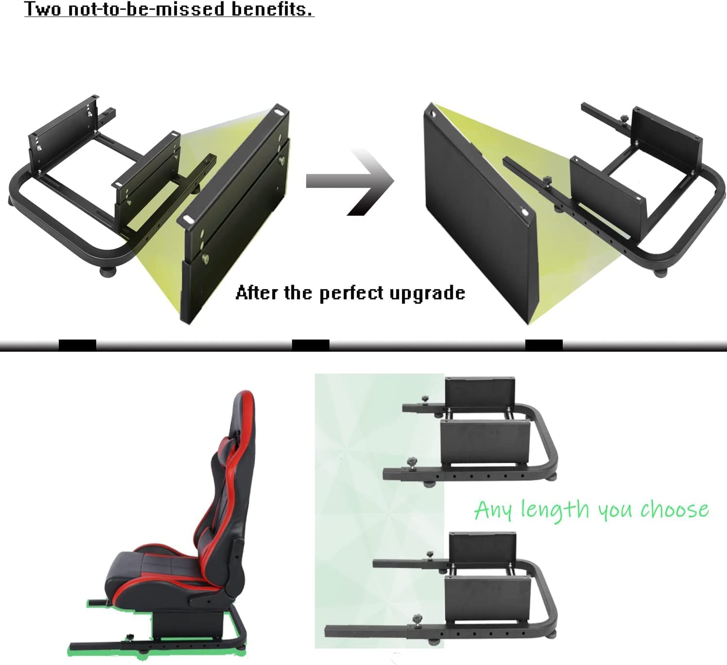 Anman PRO Seat Bracket - Racing Wheel Stand Parts, Include All Parts