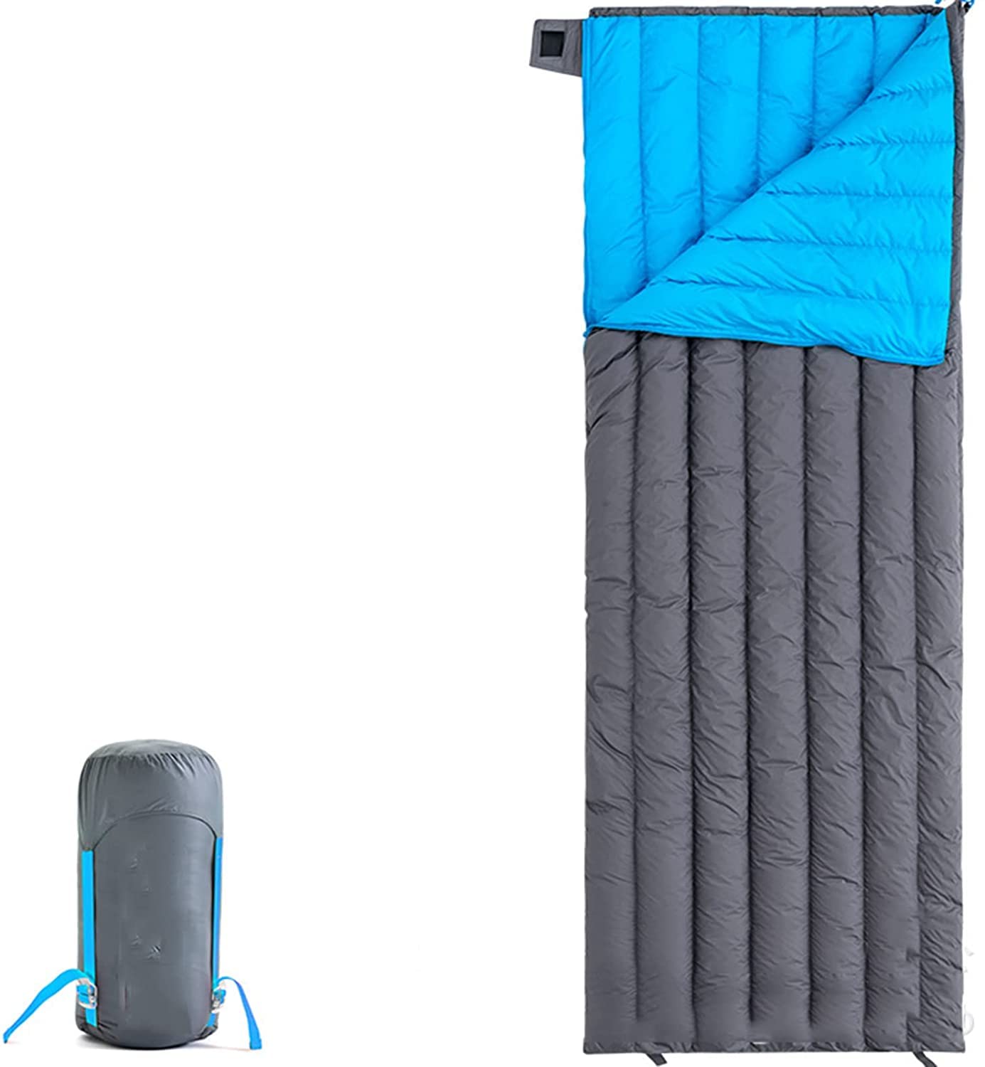 Sleeping Bag for Adults Single Spring Autumn Outdoor Camping Sleeping Bag Lightweight Carry Bag Storage Pockets