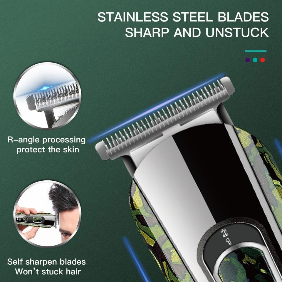 Hair Clippers for Men Grooming Kit Rechargeable Electric Shaver for TrNose Ear Beard Eyebrow Facial Shaving Machine
