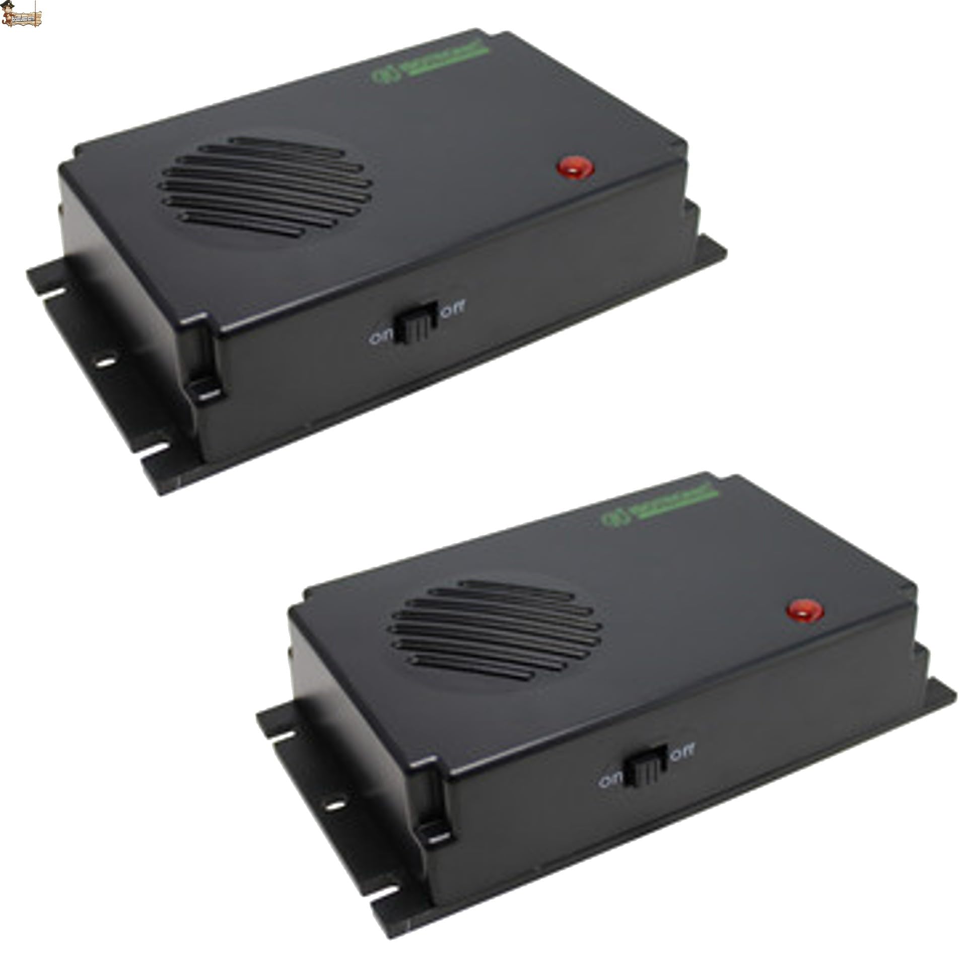 BricoLoco.com Ahuyentador espanta pájaros por ultrasonido. Pack 3x40 m2. Repelente Anti Palomas. Exterior o Interior. Más fácil Que Pinchos, más eficaz Que búhos. Pilas NO Incluidas (3, SIN Pilas)