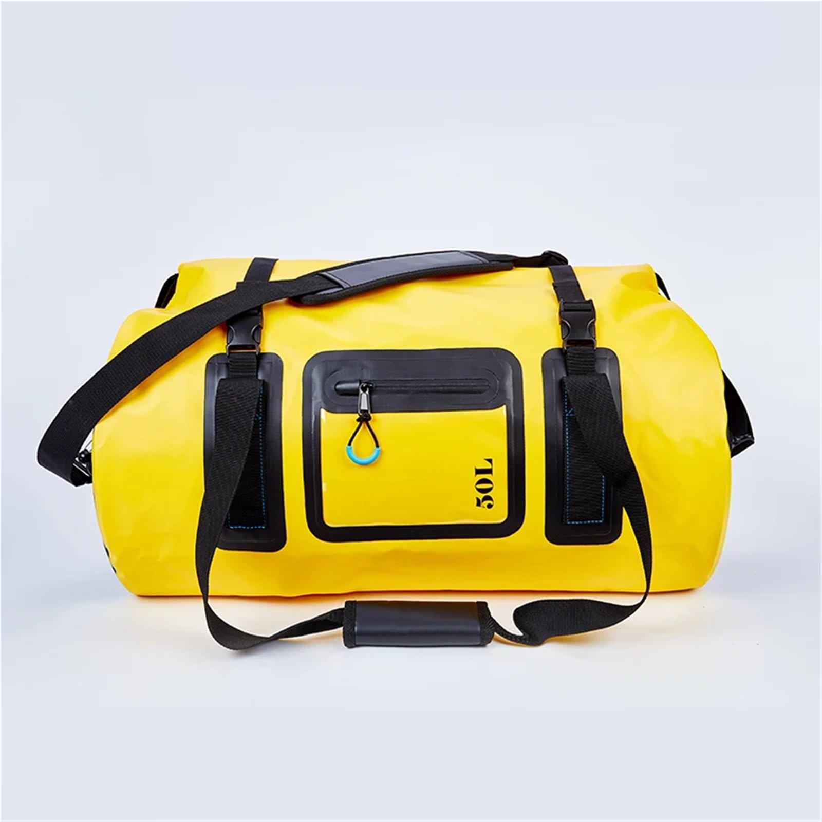 Dry Ferm Bag 50L 70L 120L Im Freien wasserdichte Dry Bag Wasser Sport Griff Verpackung Strand Schwimmen Gepäck(Blue 50L)