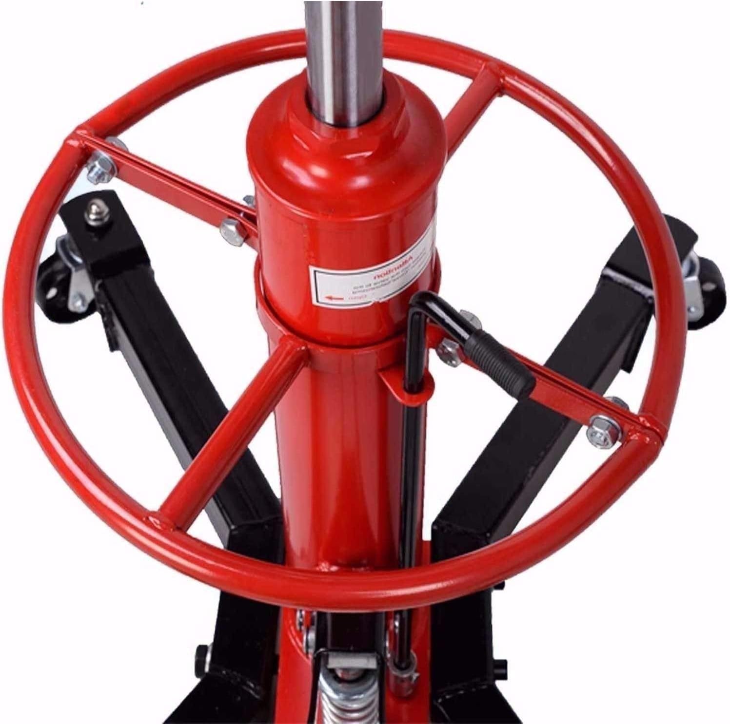 XK 1660lbs Auto Lift Capacity 0.75T Transmission Jack 2 Stage Hydraulic with 360° for Car Lifts
