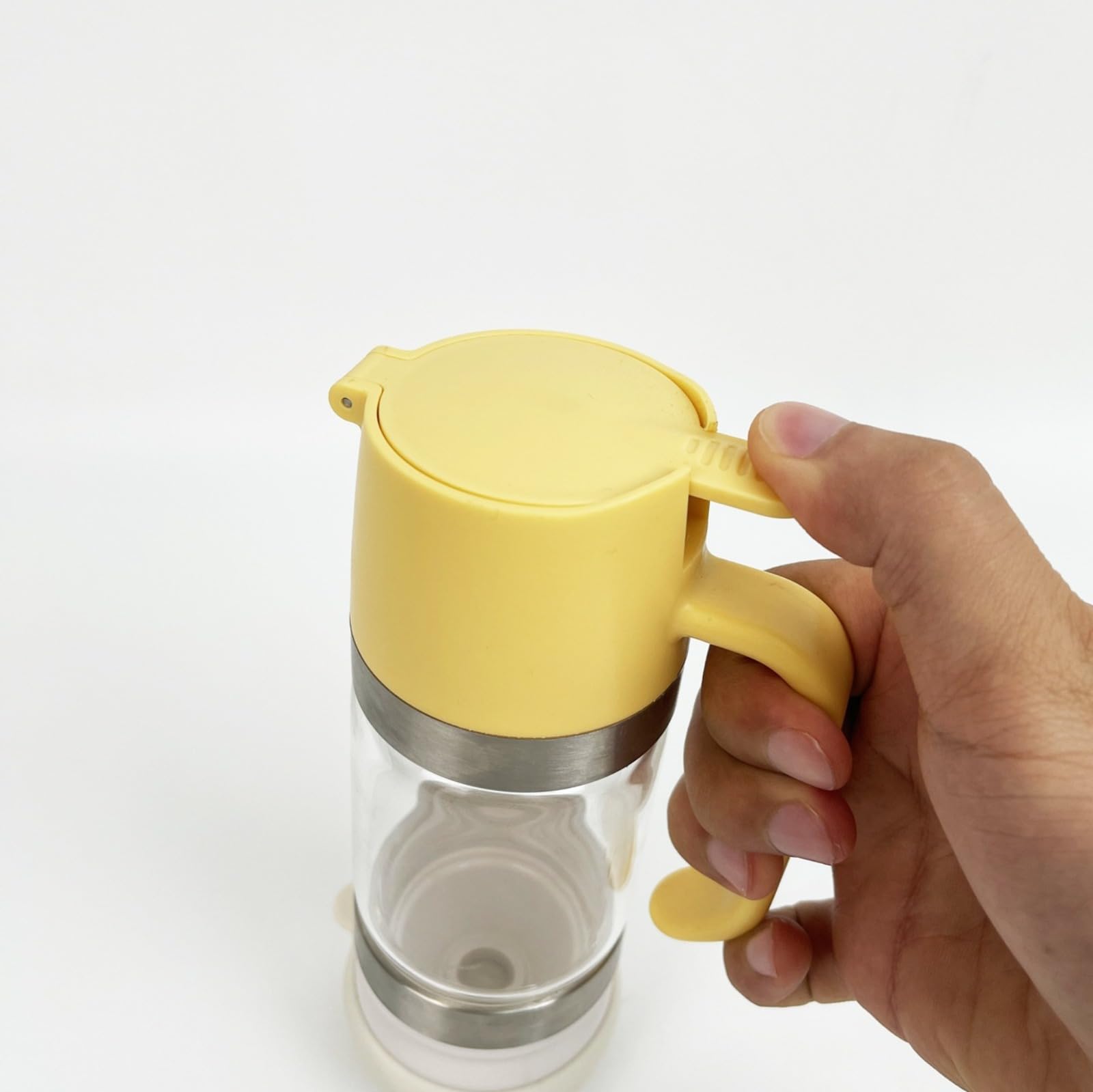 Dispenser per miele antigoccia, barattolo per miele da 10,65 once, coperchi superiori e inferiori rimovibili, dispenser per miele che mantiene il miele fresco, accessorio da cucina per conservare miel