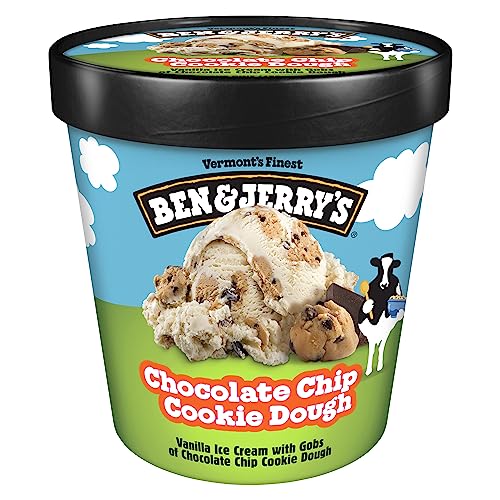 Ben & Jerry's Chocolate Chip Cookie Dough Ice Cream Pint 16 oz
