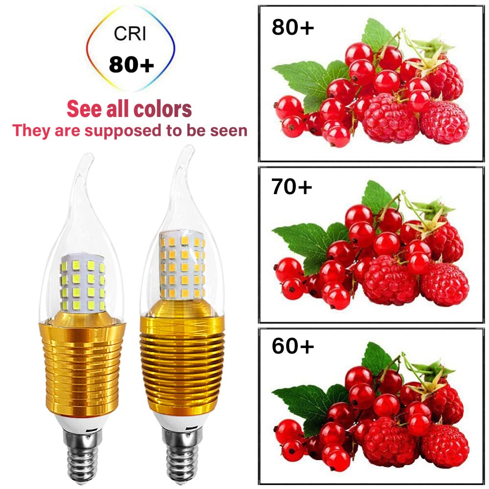 LED-Birnen, Maisglühbirne mit E14-Sockel, LED-Kerzenlampe, 9 W, 12 W, 800 lm, 120 Watt-Äquivalent, 3000 K, 6000 K, Nicht dimmbar, AC 85 V ~ 265 V (10er-Pack)