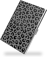 Vista 33 de Organizador delgado de metal para tarjetas de presentación, cartera profesional de bolsillo cuadrado de acero inoxidable para trabajadores