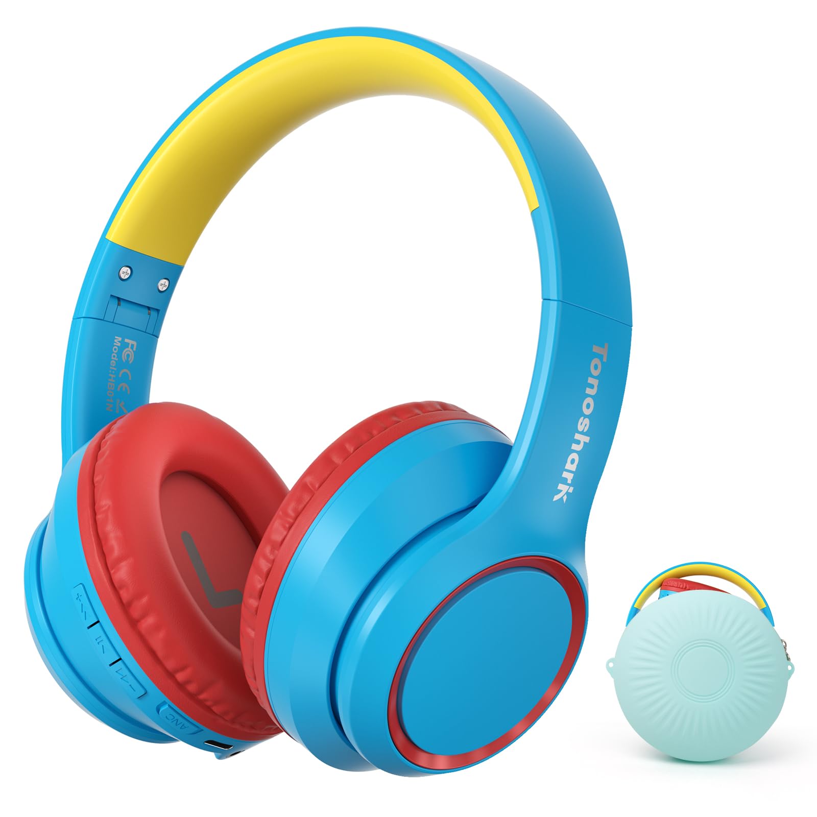 TONOSHARK Bluetooth Kopfhörer Kinder | Noise Cancelling Kopfhoerer Kinder