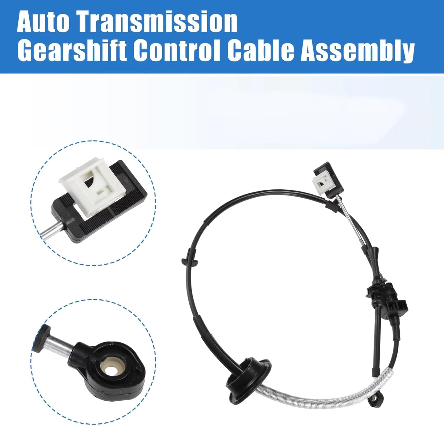 Gear Lever Linkage Cable Compatible with for Expedition 2000 2001 2002 with 4R70W Car Automatic Transmission Gear Shift Cable Ward Reverse Cable Replace