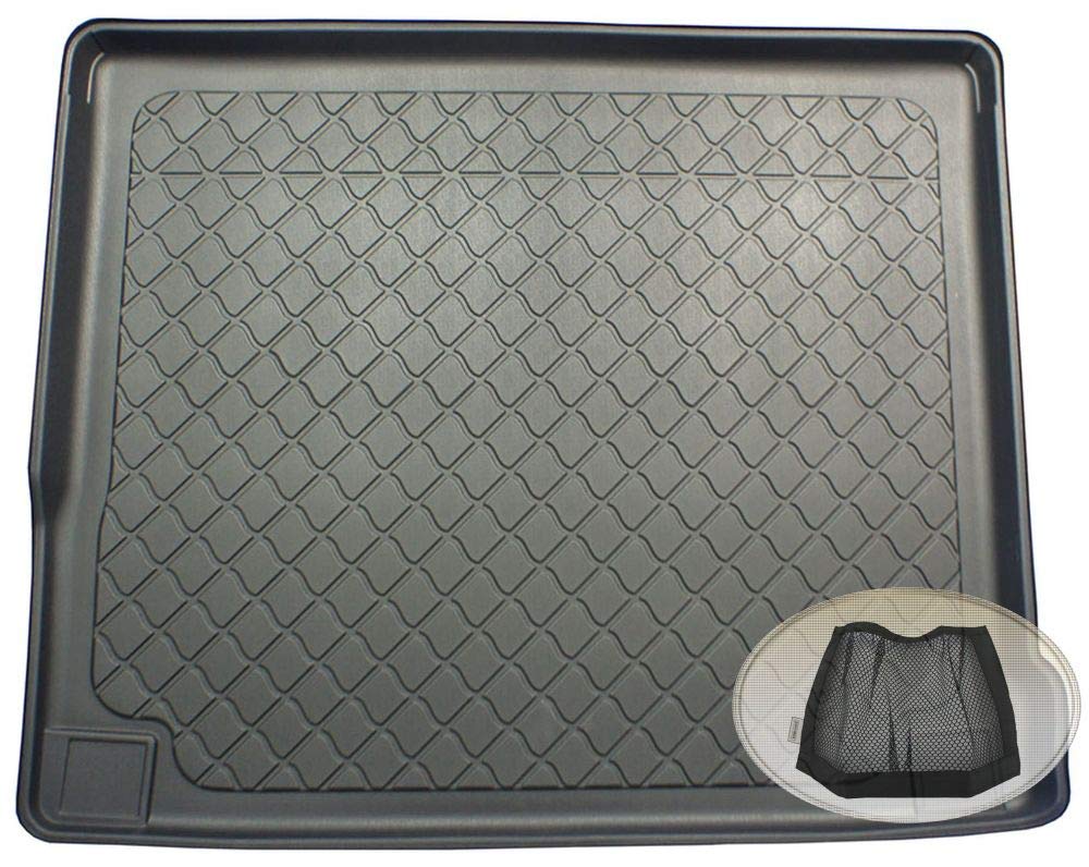 Z3291610 Gummierte Kofferraumwanne fahrzeugspezifisch + Klett-Organizer (Laderaumwanne, Kofferraummatte)