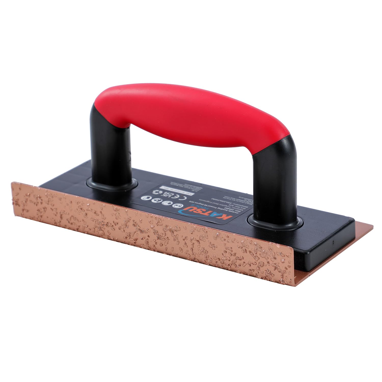 KATSU Tools Carbide Sanding Trowel 90 Degree 24 Grit, 200 x 100 x 25mm, Model 339402, #24 - Image 2
