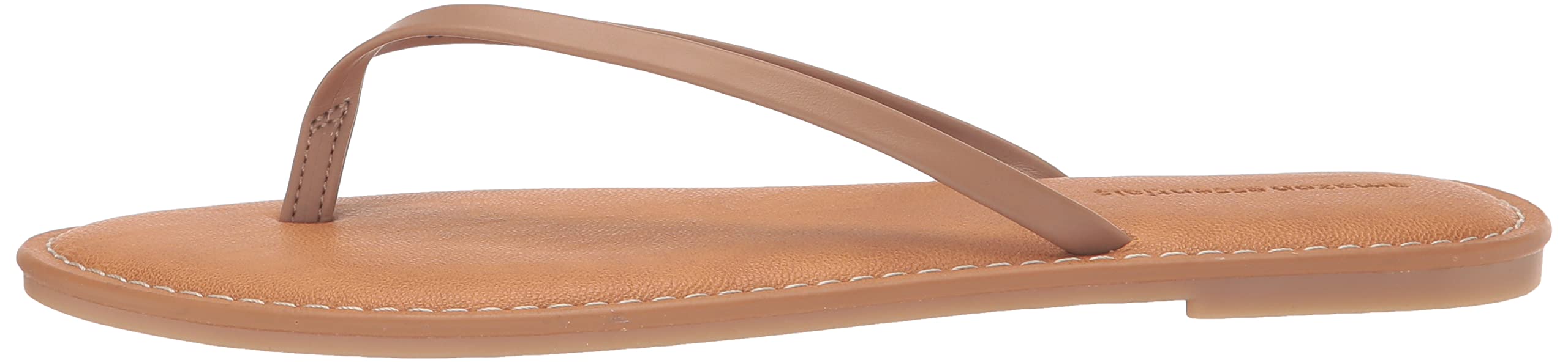 Amazon Essentials Women's Thong Sandal: 7.5 Dark Brown