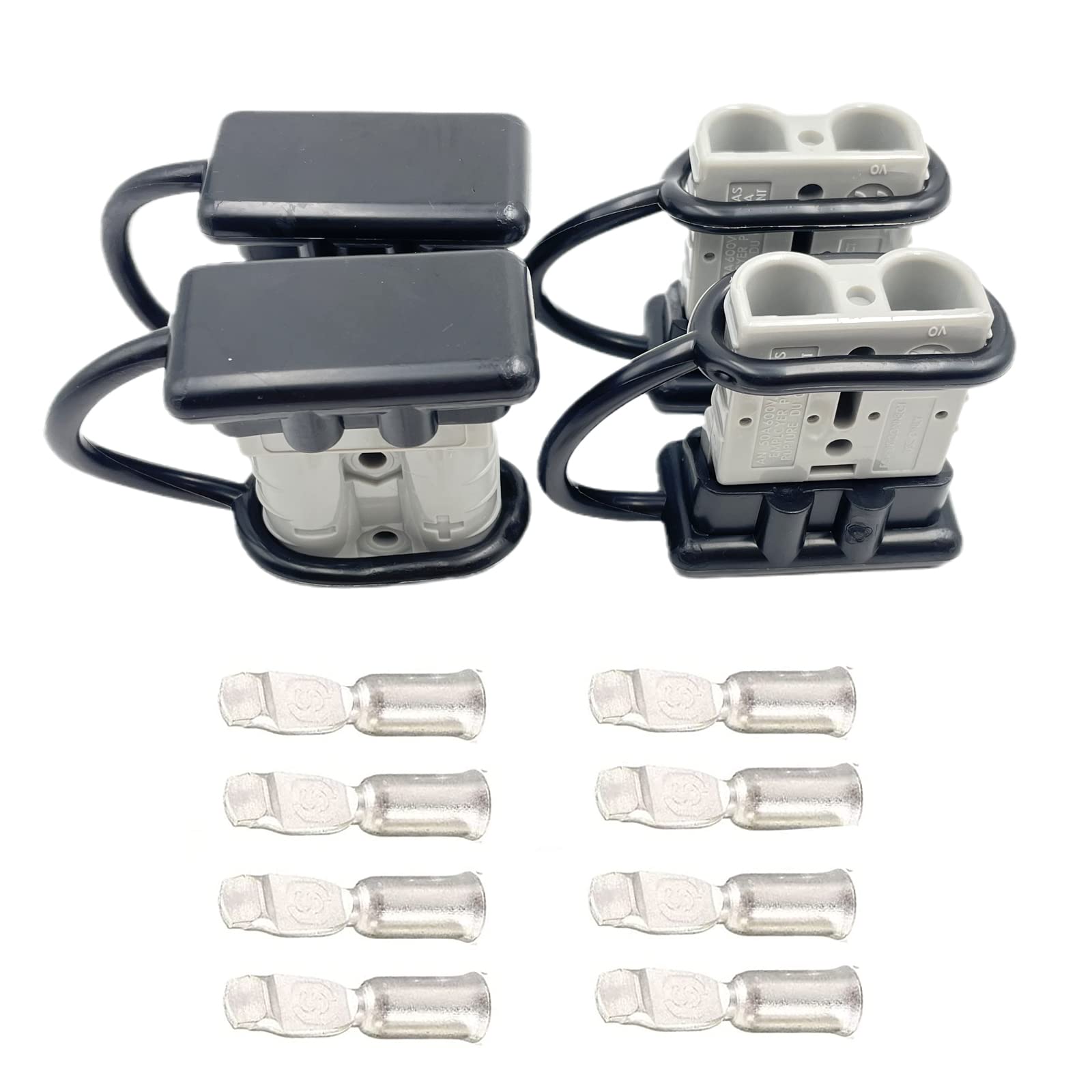 Connecteur Electrique 10 PCS Batterie Connecteur 600V 50A 50Amp Batterie Connexion Rapide Cosses De Batterie