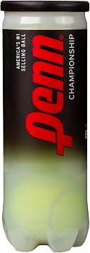 Penn Championship Tennis Balls - Extra Duty Felt Pressurized Tennis Balls - 1 Can, 3 Balls