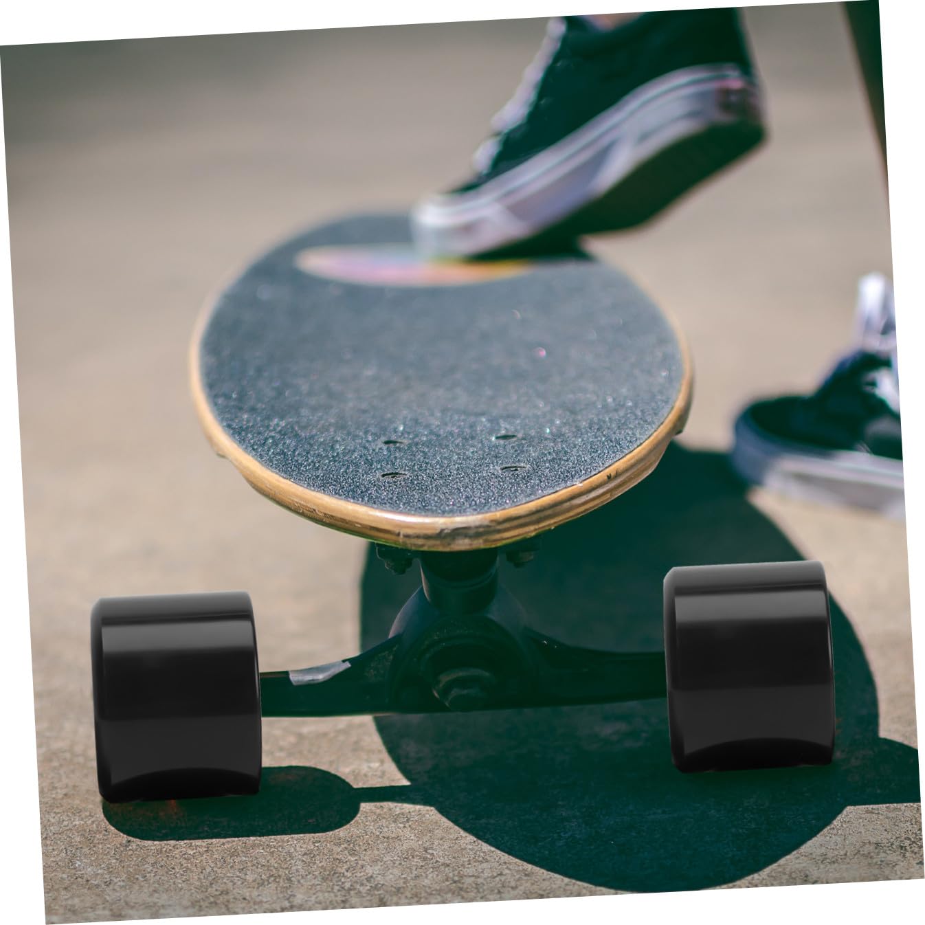 Toddmomy Rueda De Skate Junta Patinetas para Ruedas Agarre Rueda De Poliuretano Rueda Elegante Black PU