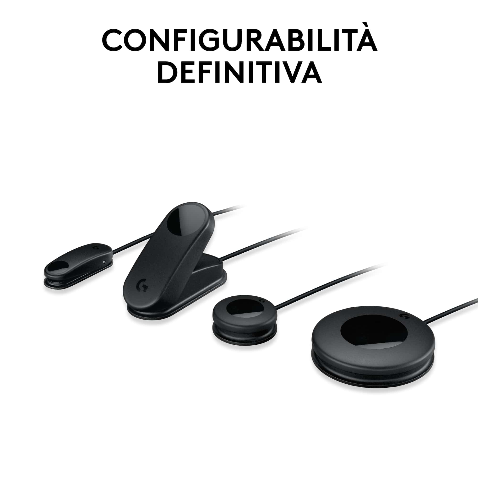 Logitech G Adaptive Gaming Kit For Access Controller, controlli personalizzabili ad alte prestazioni progettati per console PS5, 8 pulsanti e trigger - Nero