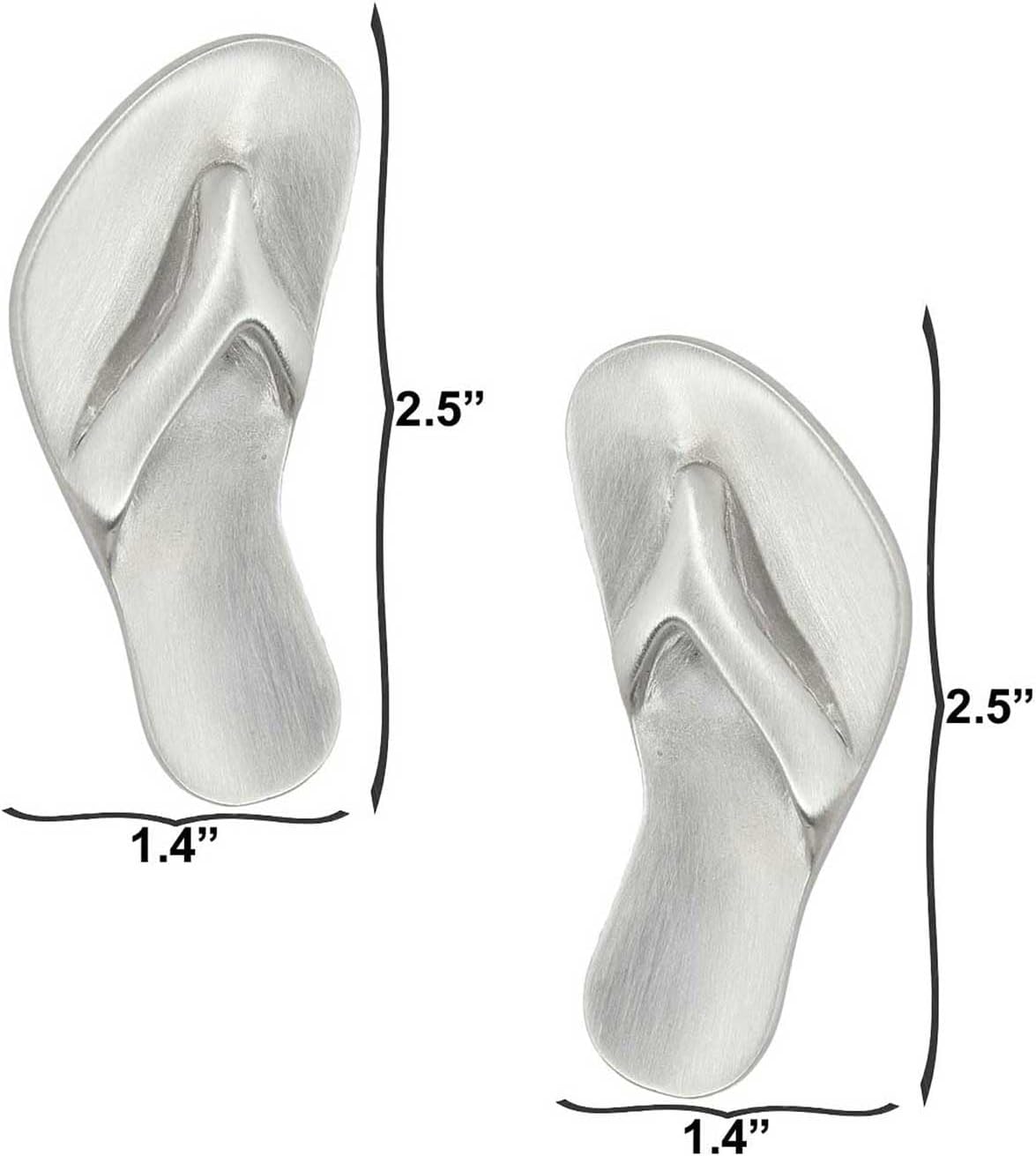 Flip Flop Cabinet Knobs (Matched Pair)