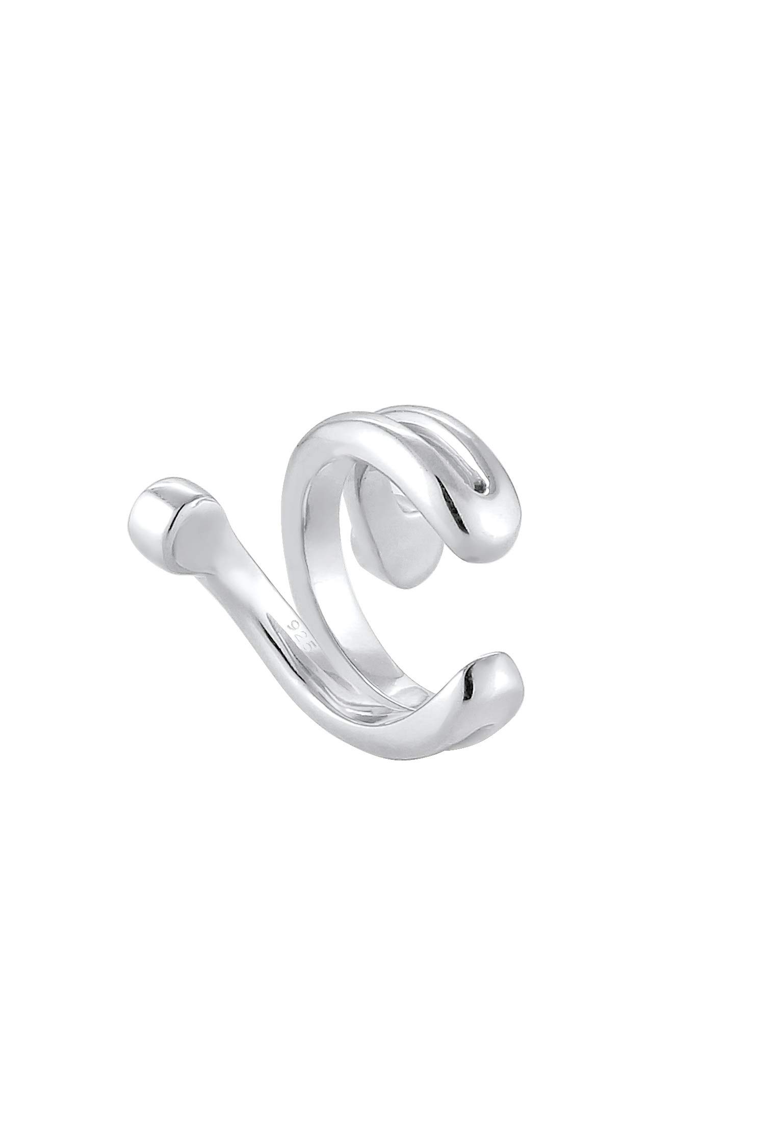 Elli Ohrringe Earcuff Ohrklemme Single Kristalle 925 Silber