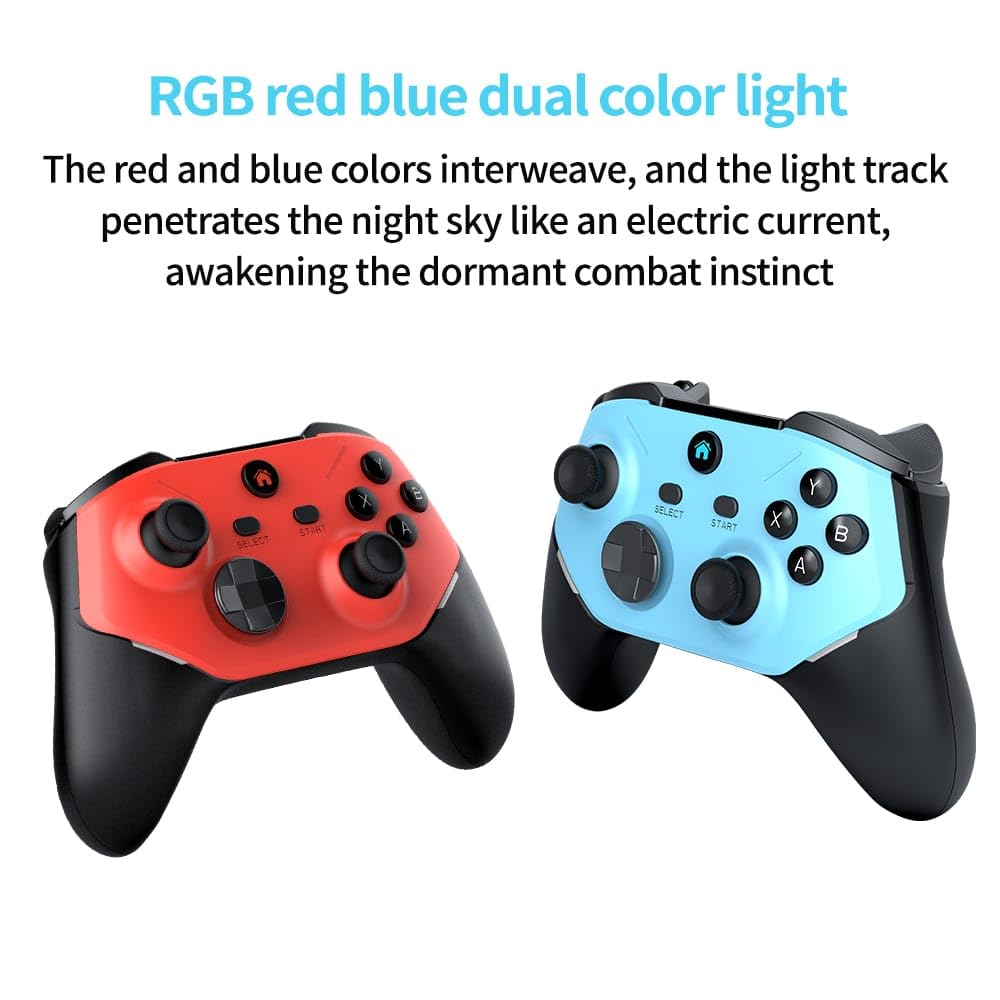 M66 Wireless Video Game Console-Plug & Play 4K HD Output with 35 Emulators & 20,000+ Games-Game Stick for TV/Projector-Exclusive Special Edition-Dual Controllers Included (64gb) 4