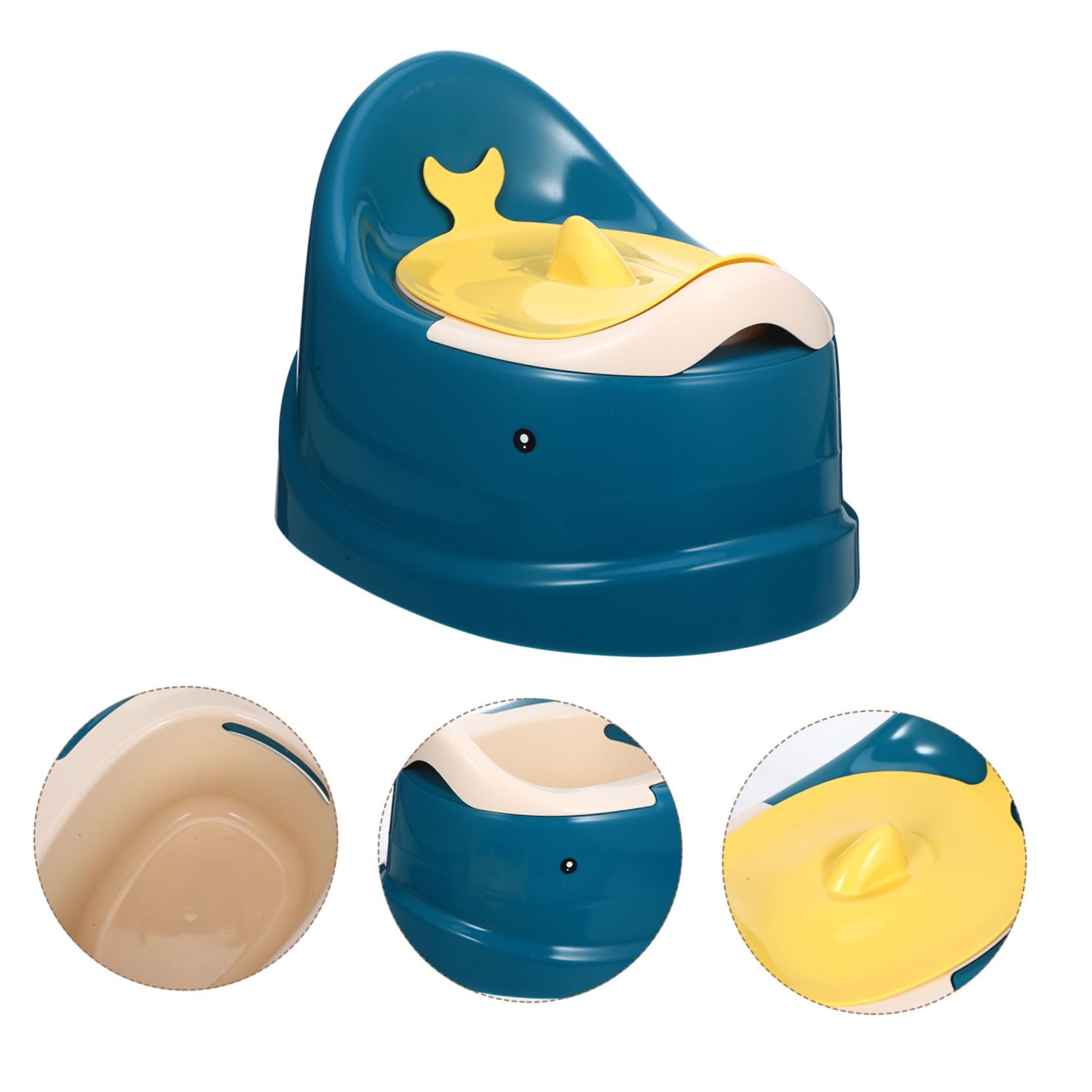 Inodoro de Entrenamiento Material Pp para ir al Baño Reusable Asiento Portátil para Niños Pequeños Adecuado para Viaje y Coche