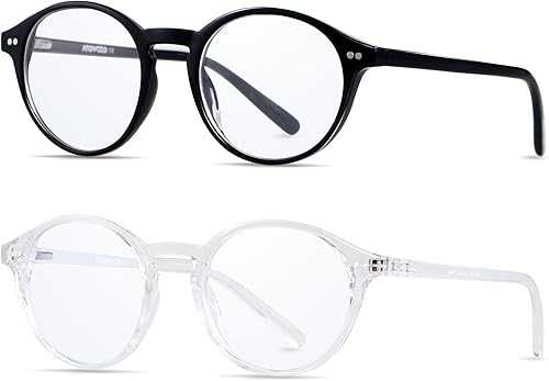 Miniatura 2 de Andwood - Gafas con luz azul de bloqueo para mujeres y hombres, para la computadora, marco para cara pequeña, para adolescentes, con bloqueador