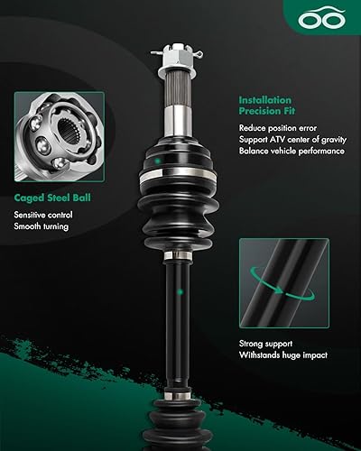 Vista 59 de SCITOO 1333081 1333947 Eje CV trasero izquierdo derecho para 2016-2020 para Polaris General 1000 2017-2020 para Polaris General 4 1000 2015-2018