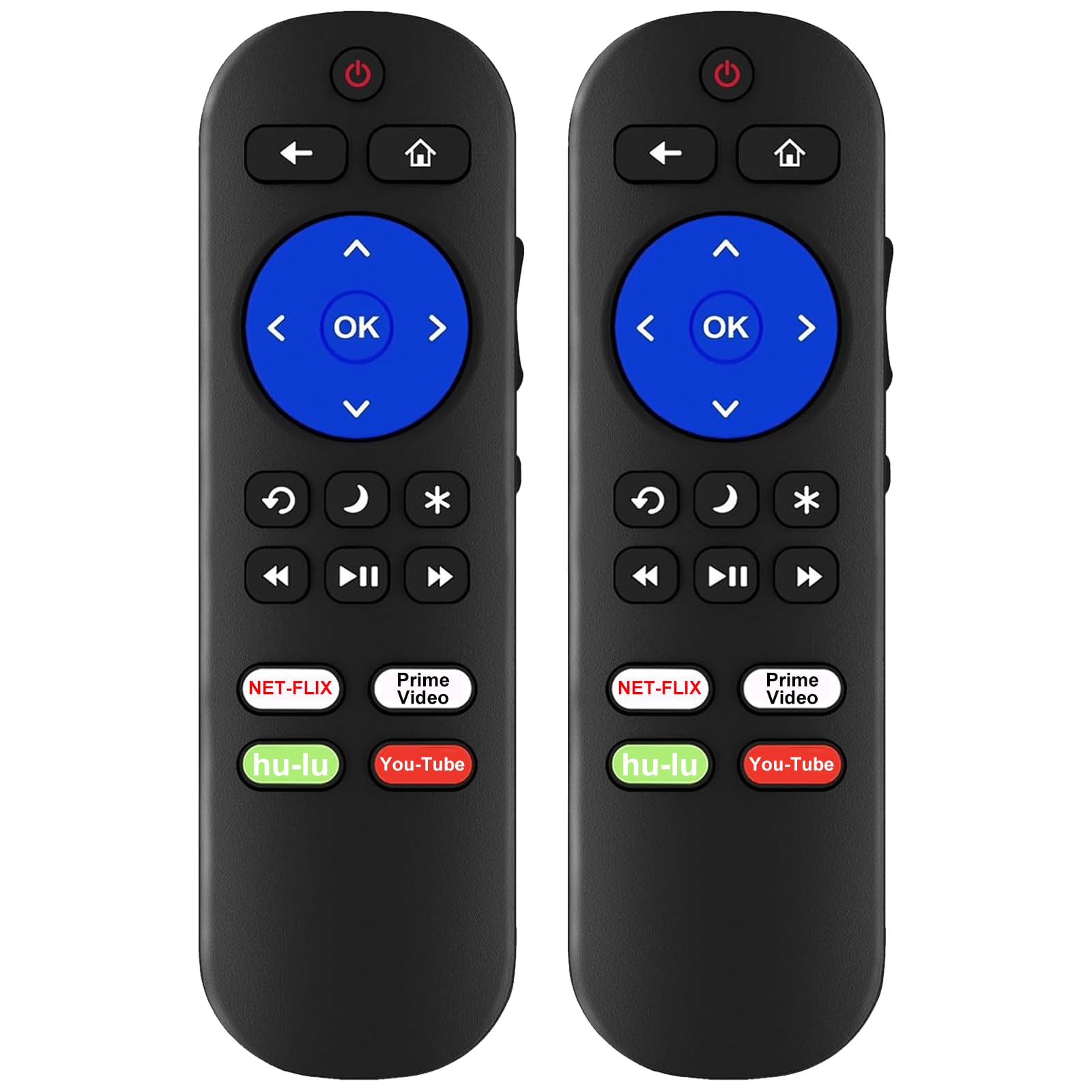 Yimaut Replacement for Roku TV Remote Control, Compatible with Hisense/Sharp/TCL/Hitachi/LG/Sanyo/JVC/Magnavox/RCA/Philips/Westinghouse Built-in Smart TV