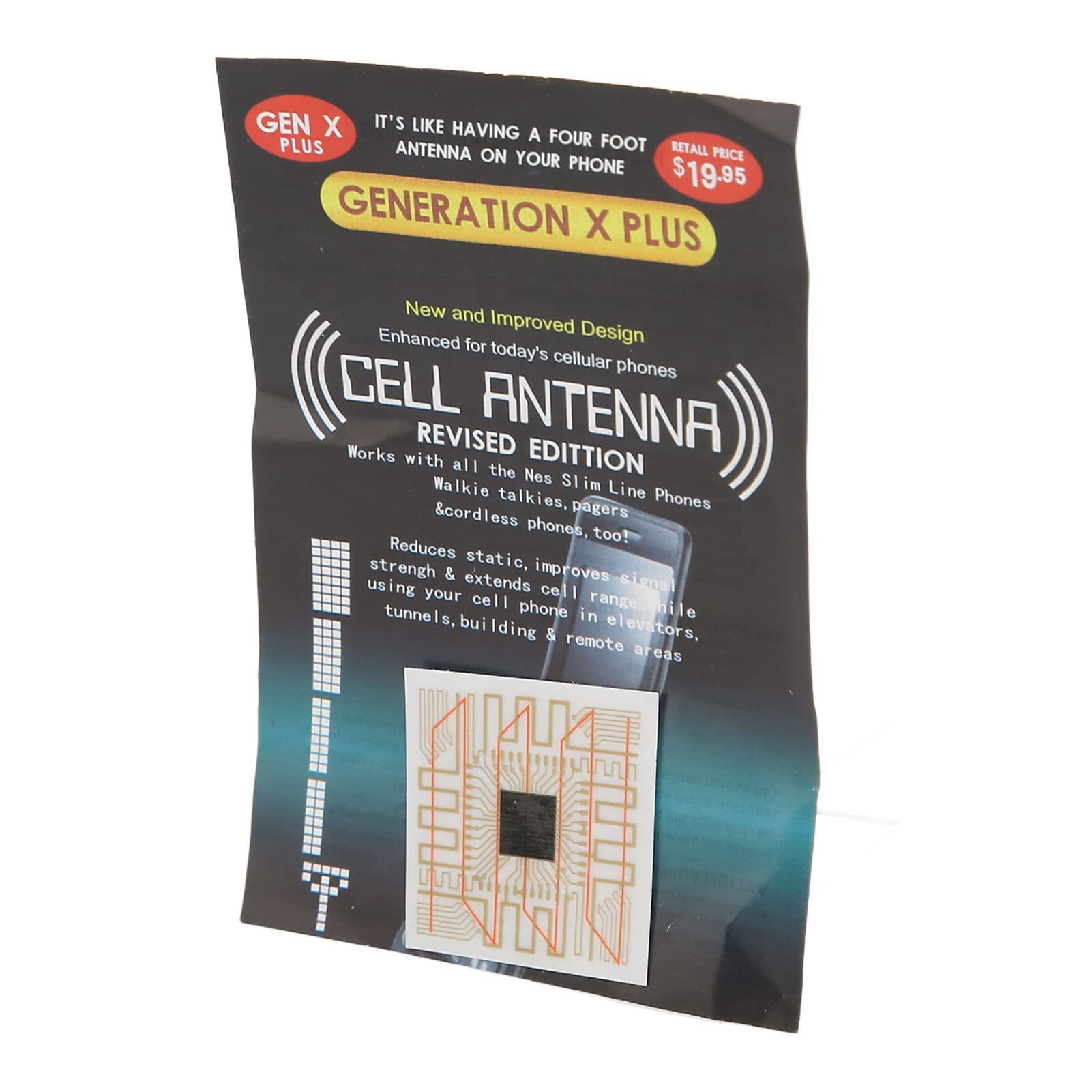 Autocollants de Signal de Téléphone Portable, Amplificateur d'antenne de Signal Améliorant Le Signal, PCB Léger Auto-adhésif 5 Pièces pour Ascenseurs pour Buzzers