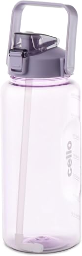 CELLO Gym Pro Large Inner Straw Sipper Water Bottle For Daily Use 2080 ml, Light Pink | Stylish, Reusable & Unbrakable Lea... - Buying Guide