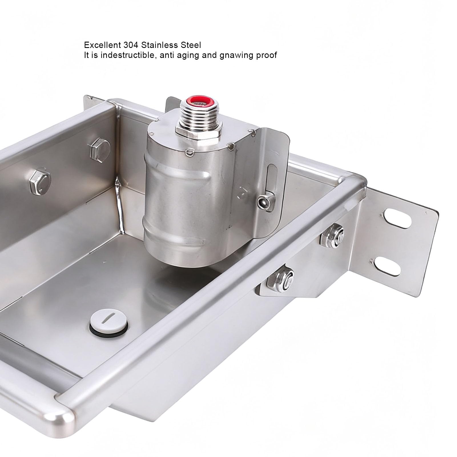 Dispensador automático de Agua, Bebedero automático para Caballos y Ganado, comedero automático para Perros de Acero Inoxidable Engrosado
