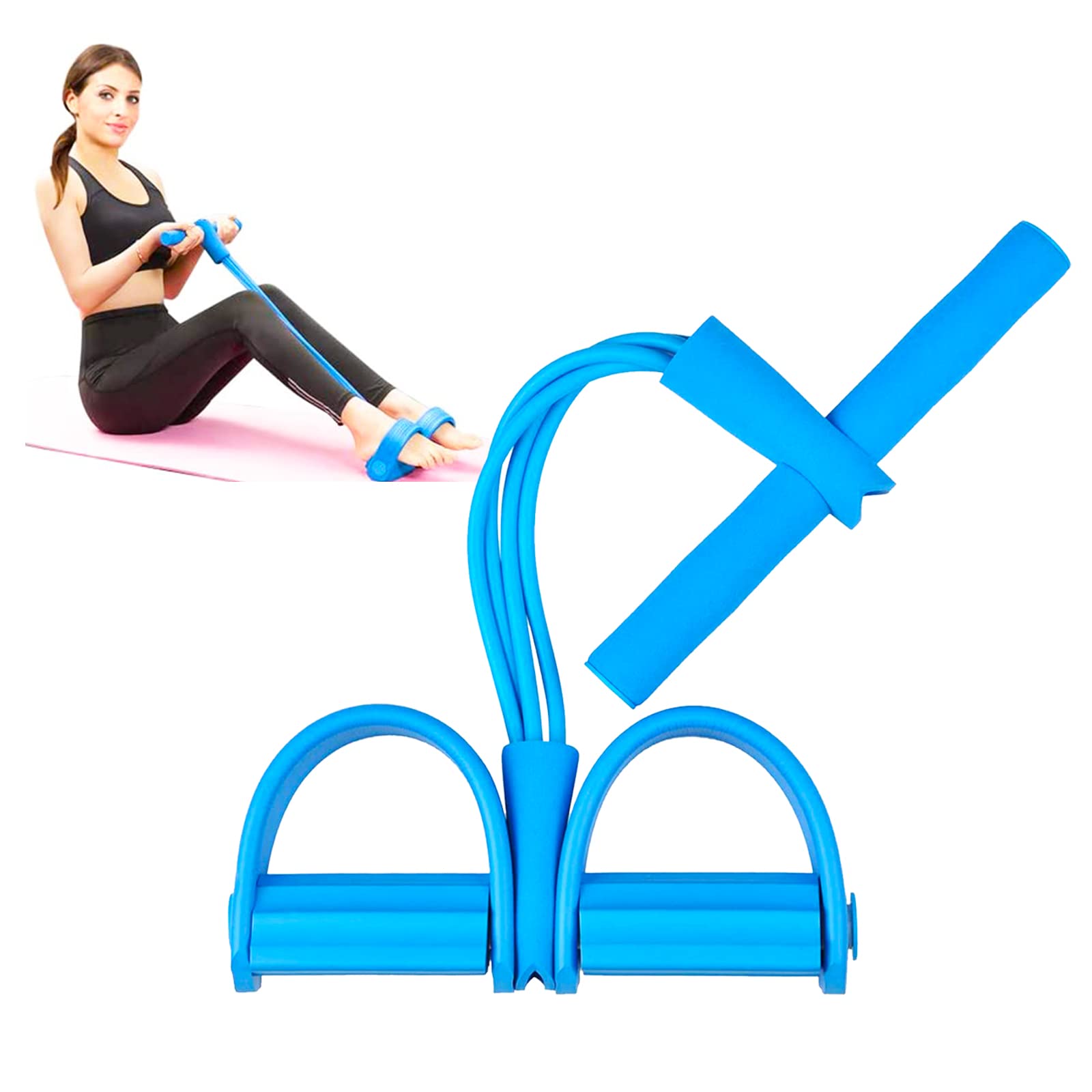 Pilates Bands Decathlon Sit Up , Foot Pedal Resistance Band With ...