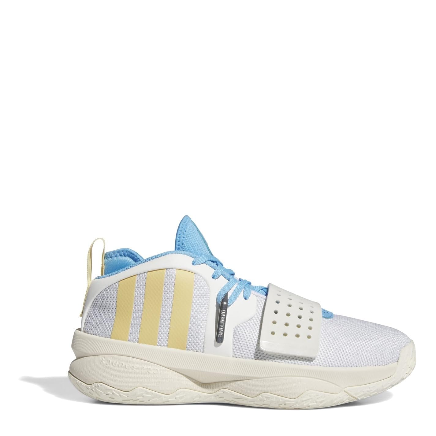 adidas Zapatillas de Baloncesto Blancas/Amarillo/Azul Hombre Señora 8