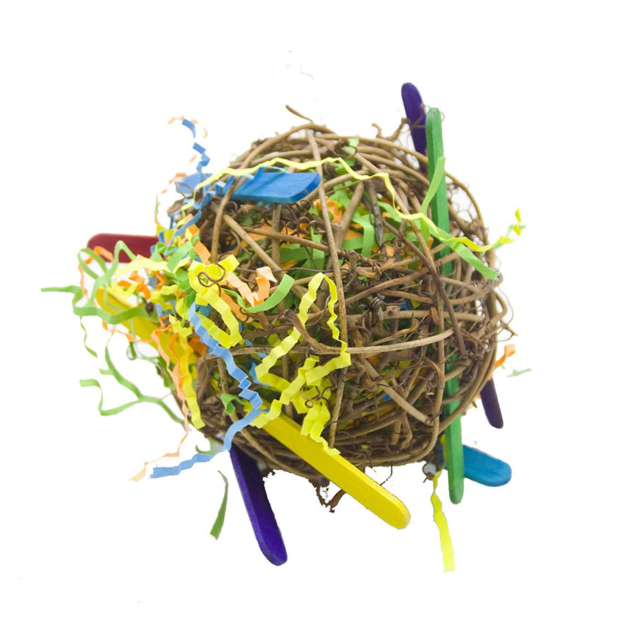 Beavorty 9pièces Jouets à Mâcher Raphia pour Oiseaux Vigne Naturelle pour Perruches Perroquets Cockatiels Et Conures