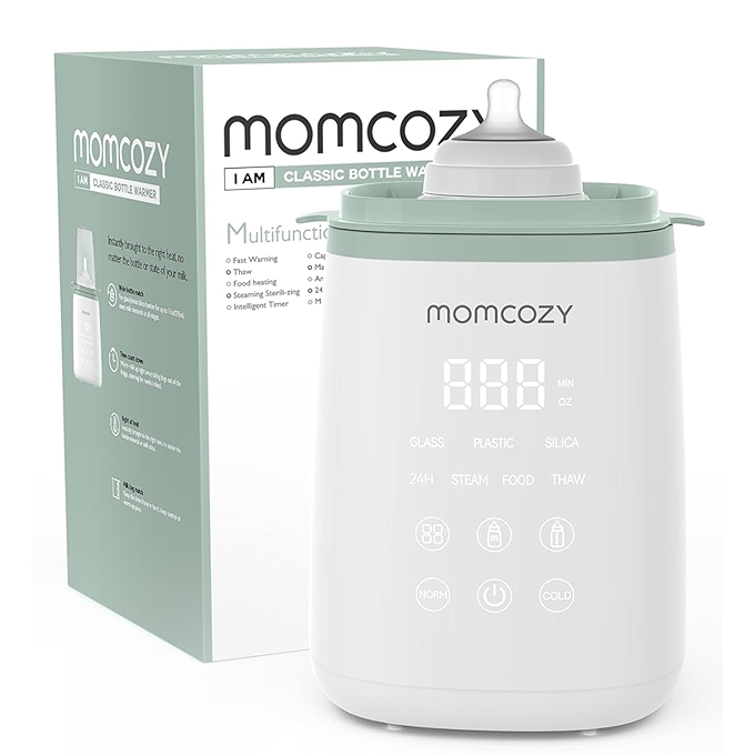 Momcozy智能婴儿奶瓶加热器与蒸汽消毒器，精准温控与自动断电，多功能奶瓶加热器